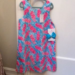 Tommy Bahama Kids Seahorse dress with bow